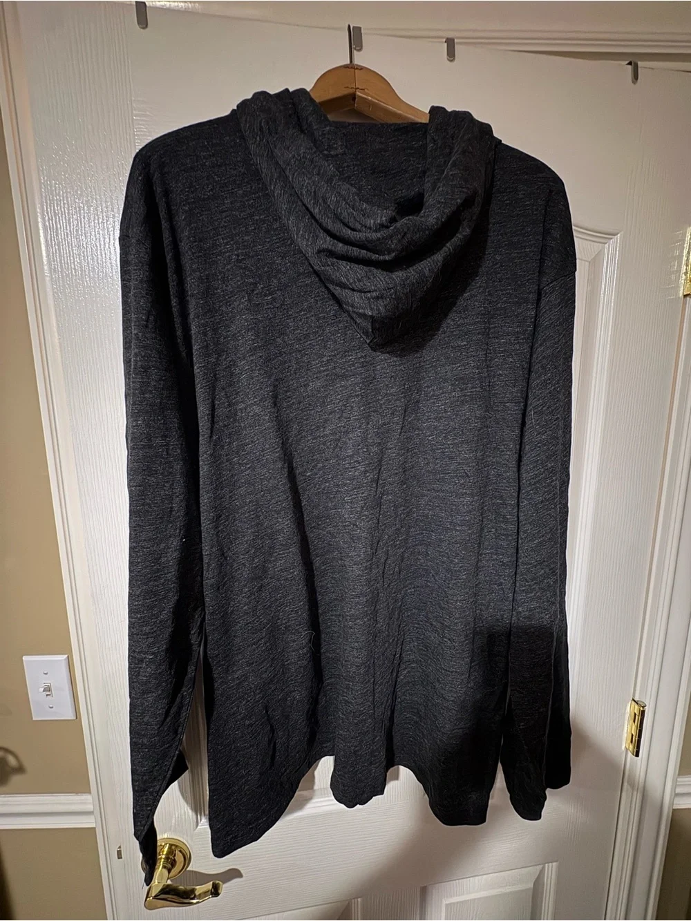 Polo by Ralph Lauren Charcoal Hooded Long-Sleeve Shirt